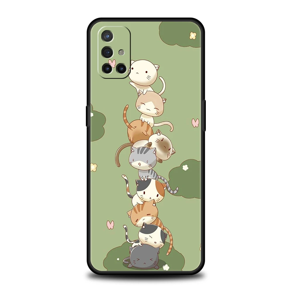 Cartoon Cat Silicone Phone Case - Stylish and Protective Cover Shell