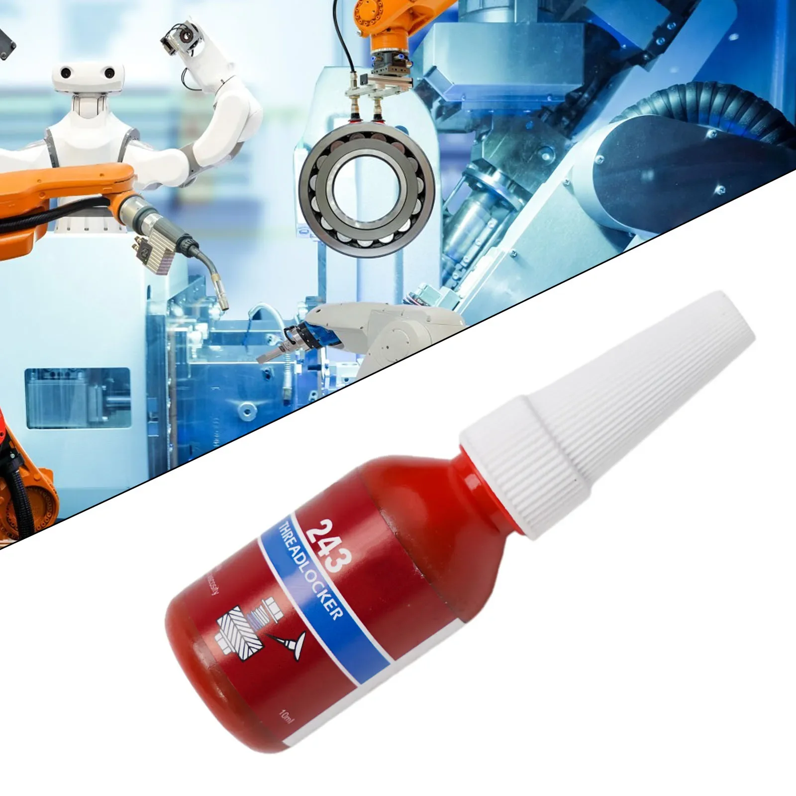 10ml Thread Lock Glue Screw Locking Agent 243 RETAINER Rusty Metals Glue For Metals Home Improvement Tools Hardware 5