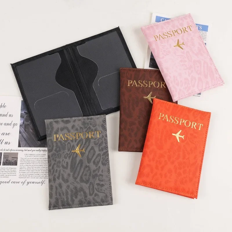 2026 Travel Passport Holder Cover Case for Women Men PU Leather Card Ticket Passport Covers Holder Protective Accessories Wallet