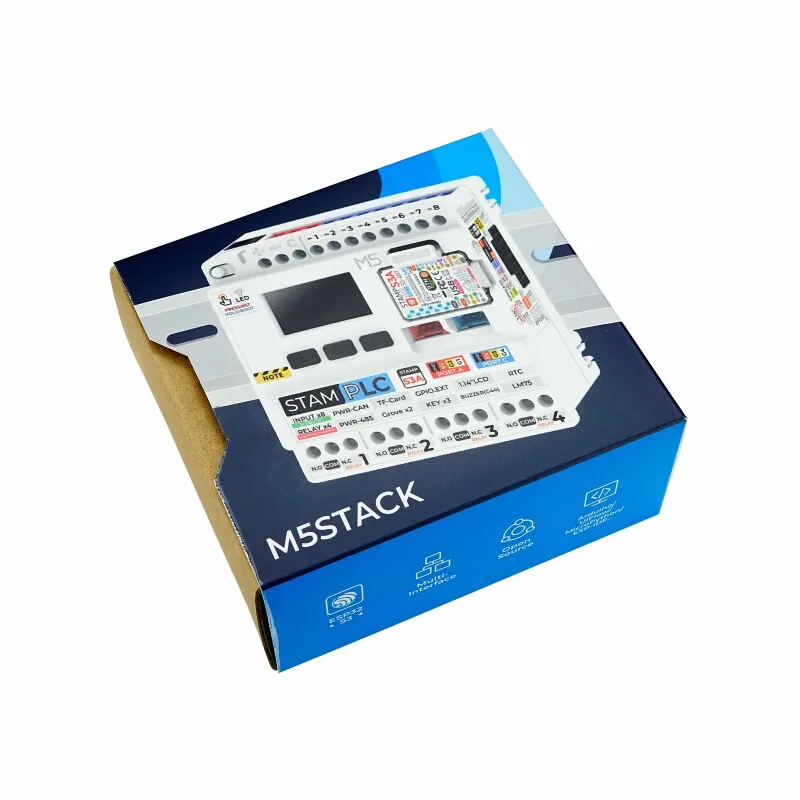 M5Stack 공식 StamPLC IoT 프로그래머블 로직 컨트롤러 ESP32S3 클라우드 데이터 모니터링 산업용 제어 모듈