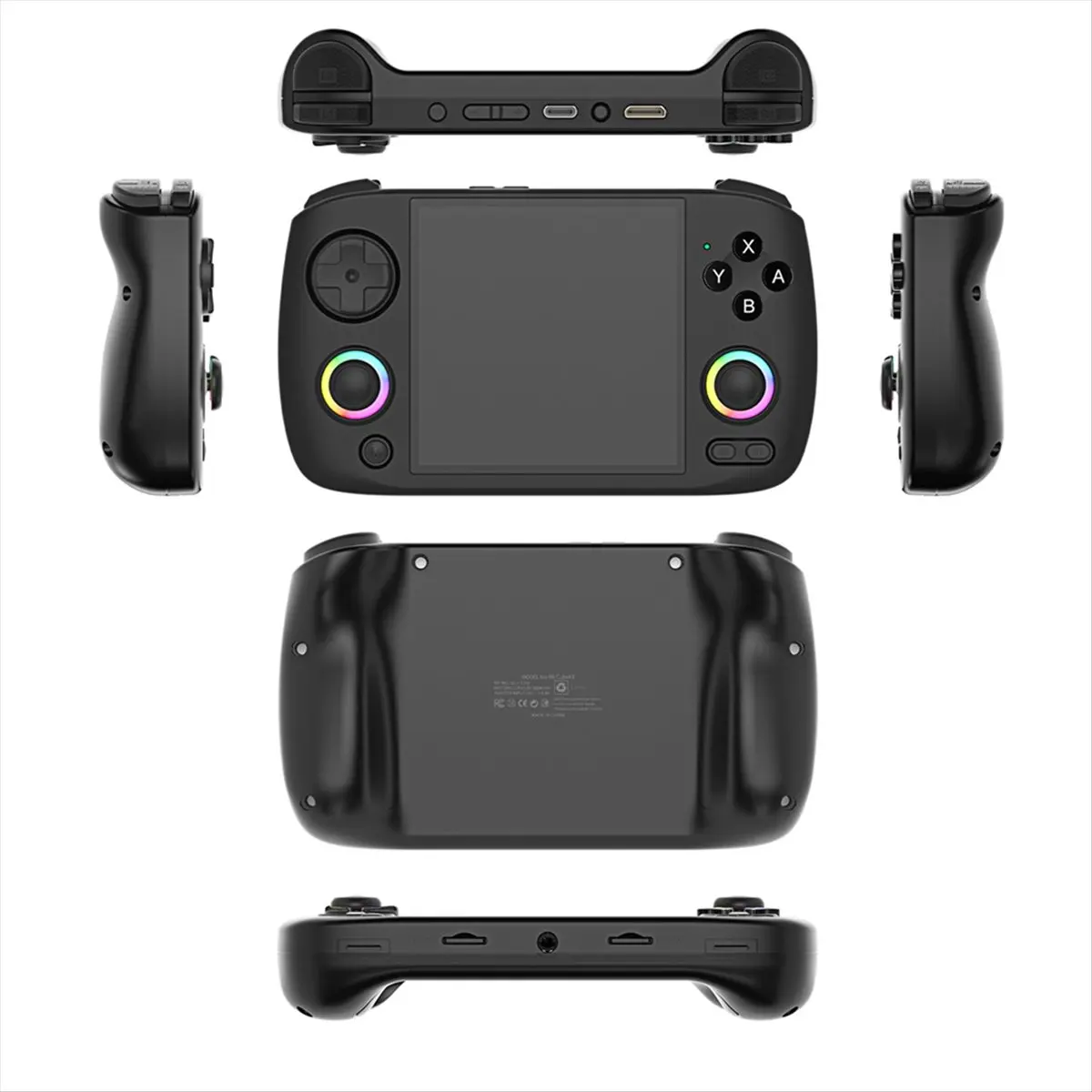 (A15I) RG CubeXX 레트로 휴대용 게임 콘솔 32GB RGB 조이스틱 비디오 게임 플레이어 WIFI 블루투스 지원 블랙