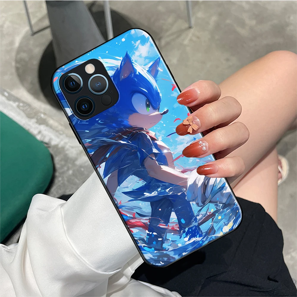 thumbnail image 1 of Nueva funda de teléfono de alta gama Anime Sonics Hedgehog para Samsung Galaxy A15 S10E S9 S8 S7 Note 20 10 9 8 Plus Lite, 1 of 5