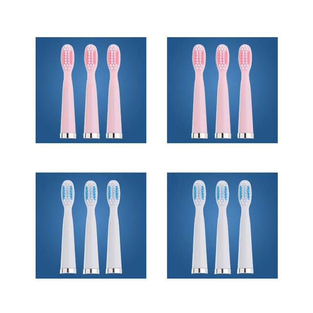 Electric Toothbrush With 4PCS Replacement Brush Heads 32000 High Frequency Sonic Vibration IPX7 Waterproof Toothbrush