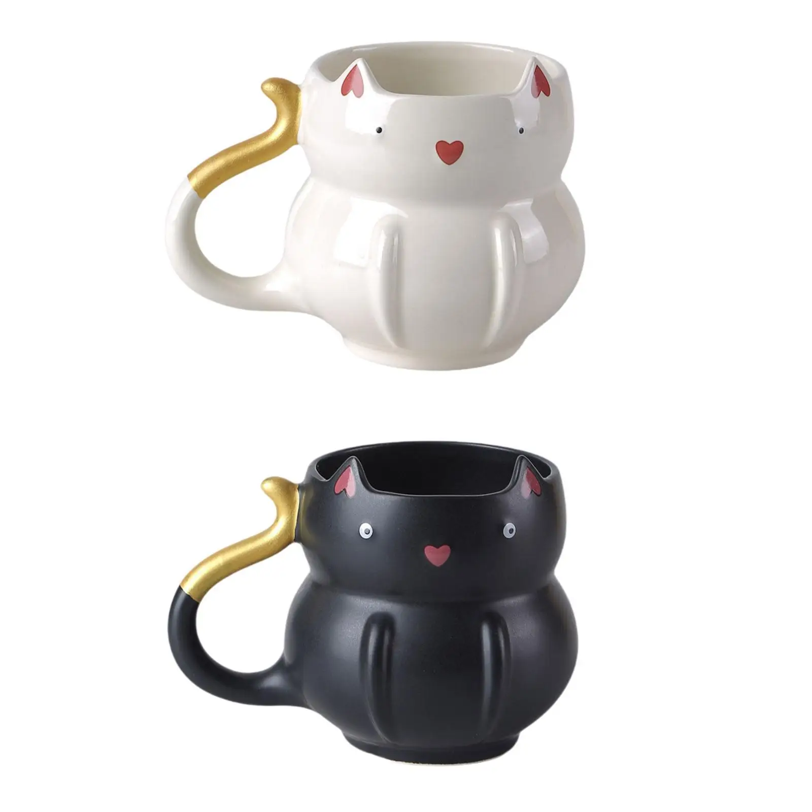 Coffee Mug, Soup Mug, Teacup, Cute Reusable 425ml Tea Cup, Water Cup, for Hold