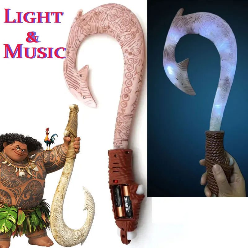 Amo Magico Di Maui Moana 2 - Giocattolo Cosplay Con Luce LED E Suono, Per Bambini, 42.4cm