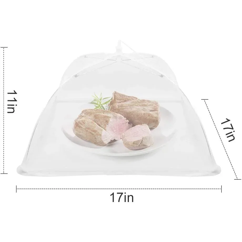 Foldable Food Mesh Cover Fly Anti Mosquito Pop-Up Food Cover Umbrella Meal Vegetable Fruit Breathable Kitchen Accessories food cover
