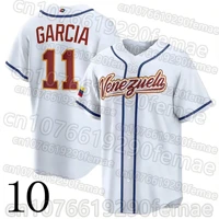 Maikel García # Maillot de baseball 11, nouveau modèle 2026, style Venezuela, haut de sport pour jeunes et hommes, t-shirt de cyclisme, tenue d'entraînement en extérieur 2