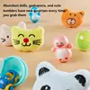 Cartoon Automatic Doll Machine Kid Operated Play Claw Game Machine Toy Crane Machines Music Doll Toys For Children Kids Gift 4