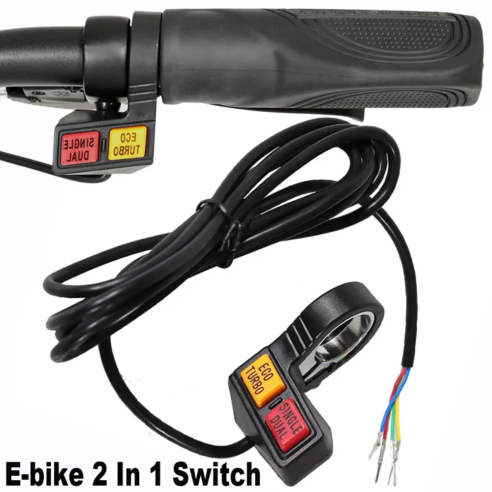 Enhanced Electric Bicycle Speed Control Switch - Durable 2-in-1 Design for Scooters and Motorbikes