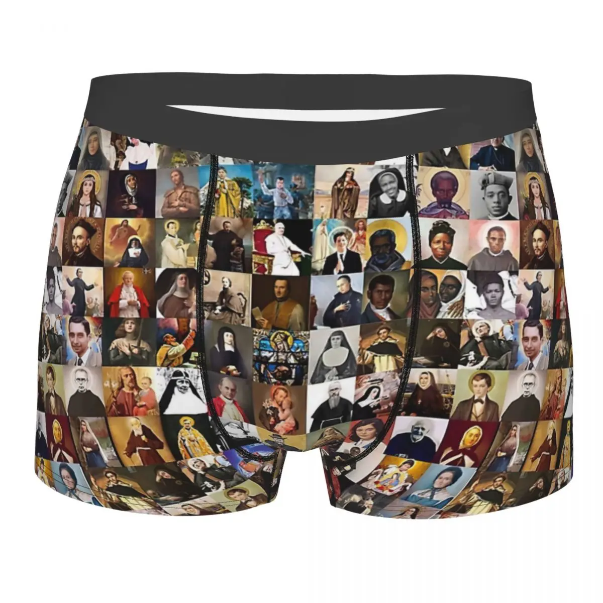 Santi, Tutti I Santi, Santi Cattolici, Tutti I Mutande Mutande Traspiranti Biancheria Intima Maschile Stampa Pantaloncini Boxer Slip
