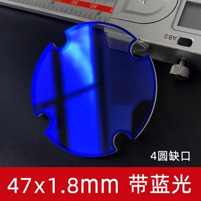 디젤 교체 부품용 미네랄 유리 플랫 47mm, 시계 크리스탈 DZ 7256 7258 7263 7264 7265 7270 7282 7291 7293 7259 7364 7411