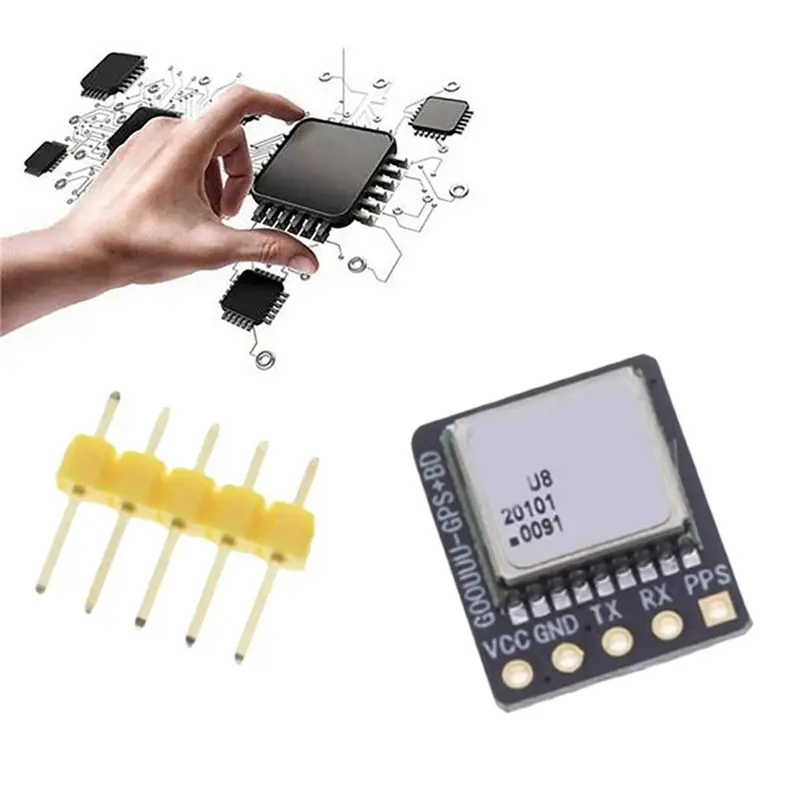 NEO-M8N/NEO-6M용 교체형 U8 GPS+ BDS 듀얼 모드 모듈 비행 제어 위성 위치 탐색 시스템