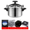Pressure Cooker Explosion Proof High Temperature Resistant Large Capacity Safe Durable Aluminum Alloy Pressure Cooker for Home 5