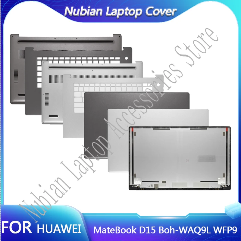 화웨이 MateBook D15 Boh-WAQ9L BohL-WFP9 BoB-WAH9 BoB-WAE9P Boh-WAQ9R 노트북 LCD 뒷면 커버/앞면 베젤/손목 받침대/하단 케이스