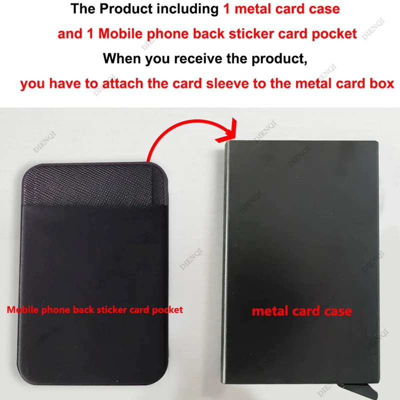 RFID Secure Slim Minimalist Wallet - Black Men's Card Holder Wallet