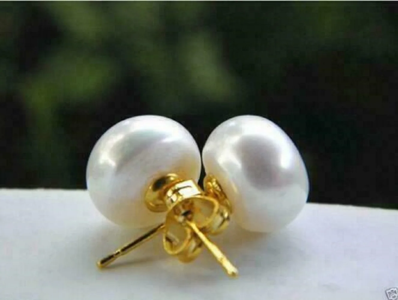 14k Gold Best selling item certificate AAA 7-8mm 8-9mm 9-10mm 10-11mm 11-12mm 12-13mm 13-14mm akoya White Pearl Earrings