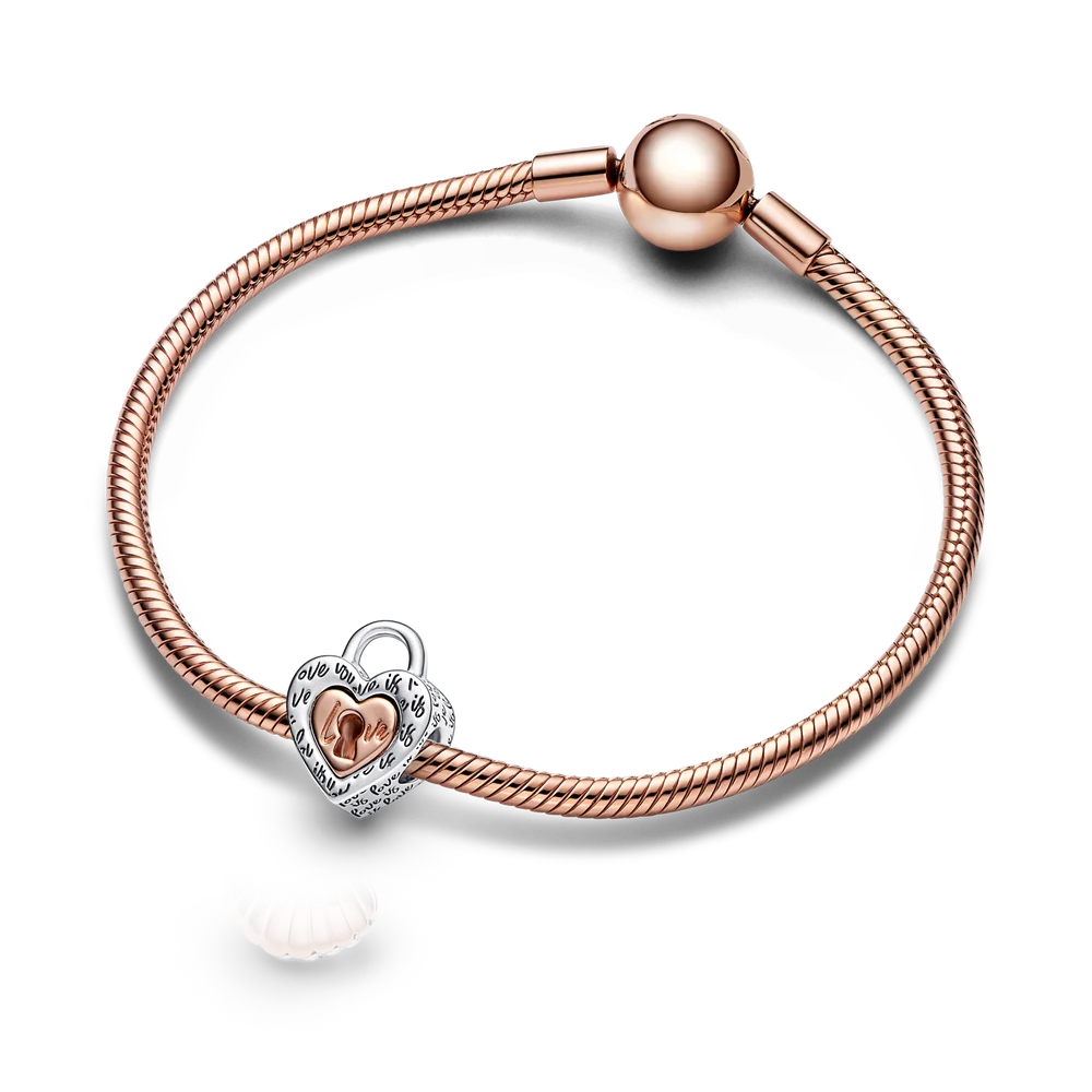 Charm Jewelry Love Fashion Pendant 3mm Serpentbone Chain DIY Women's High Jewelry Saturn Heart Shell Charm Party Gift