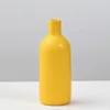 Porcelain Yellow Color Flower Vase Decoration Living Room Flower Arrangement Container Hydroponics Vase Plant Pot Gardening Art 2