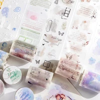 Mr. Paper, Watercolor Blending Theme Matte PET Sticker Tape, Scrapbook Notebook Phone Case Diary Decorative Sticker 2