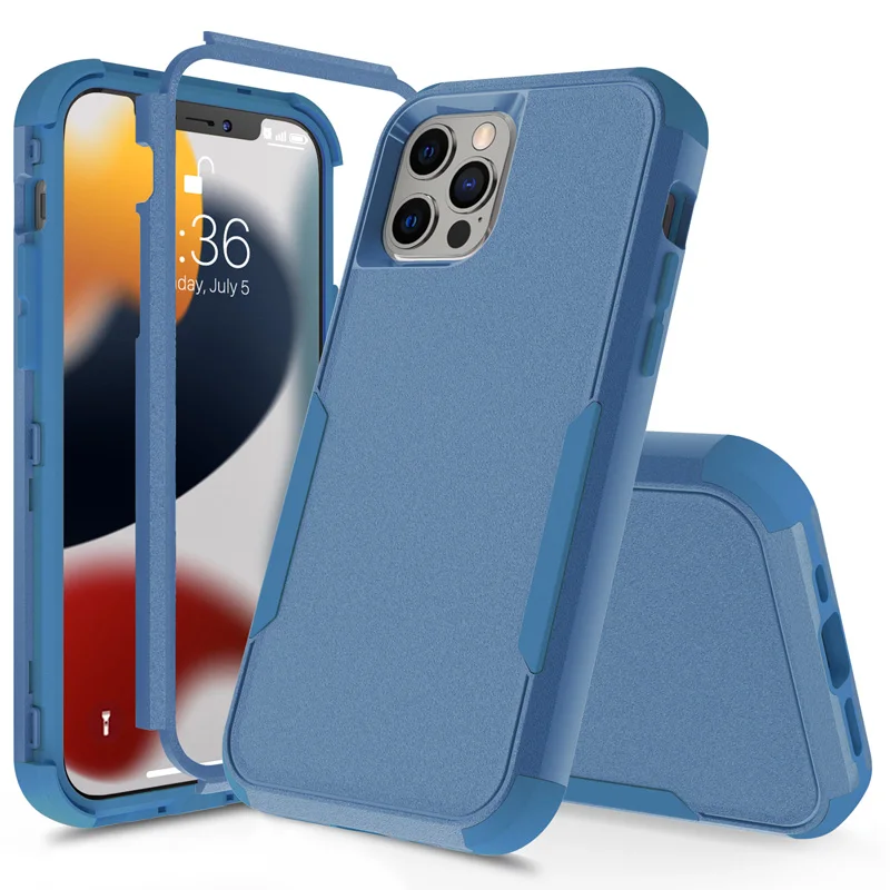 Luxury 3-Layer Armor Shockproof Case with Soft Bumpers