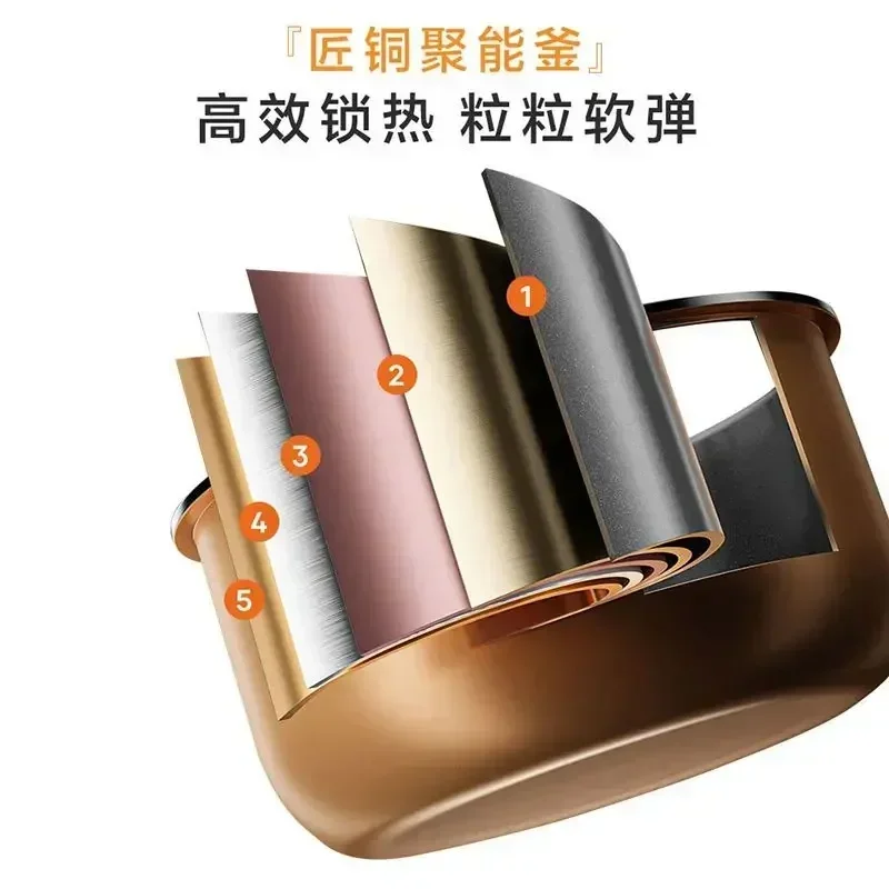 Electric rice cooker household large capacity intelligent micro pressure cooking electric rice cooker new product 4