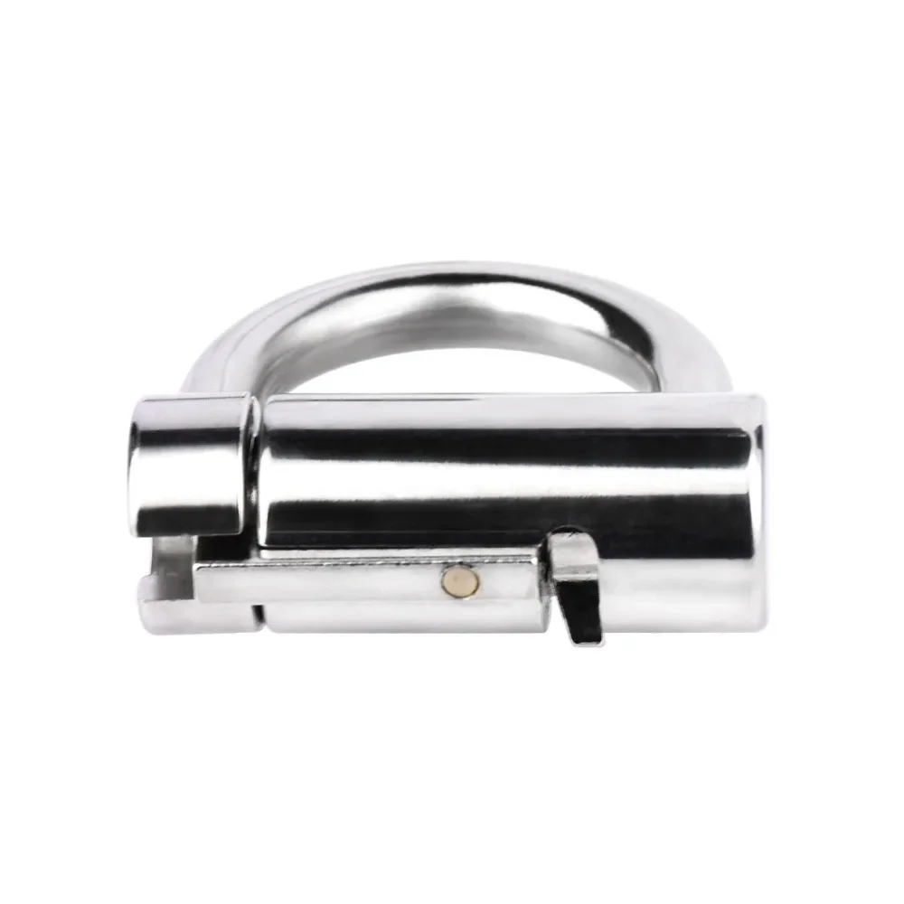 3/4/5MM Stainless Steel D-Ring PA Lock Male Female Chastity Devices Glans Vaginal Puncture Lock Adult Game Sex Toys chastity lock sex toy