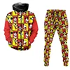 Mickey Mouse Fashion Men's Set Disney Hoodie and Jogging Pants 3D Casual Sports Set 1