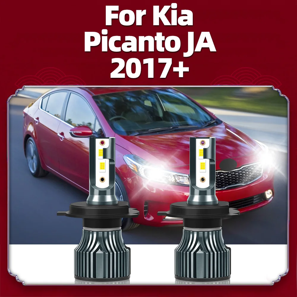LED 헤드라이트 전구, 9003 HB2 20000LM H4 터보 헤드램프, 120W 램..