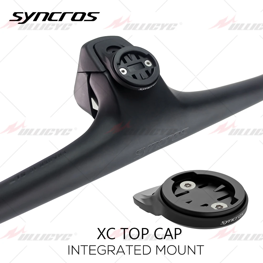 Syncros-XC Top Cap Computer Mount, 10 ° Top Cover, GPS Speeddometer, Garmin  Bryton, Wahoo MTB Handlebar, Bicycle Accessories