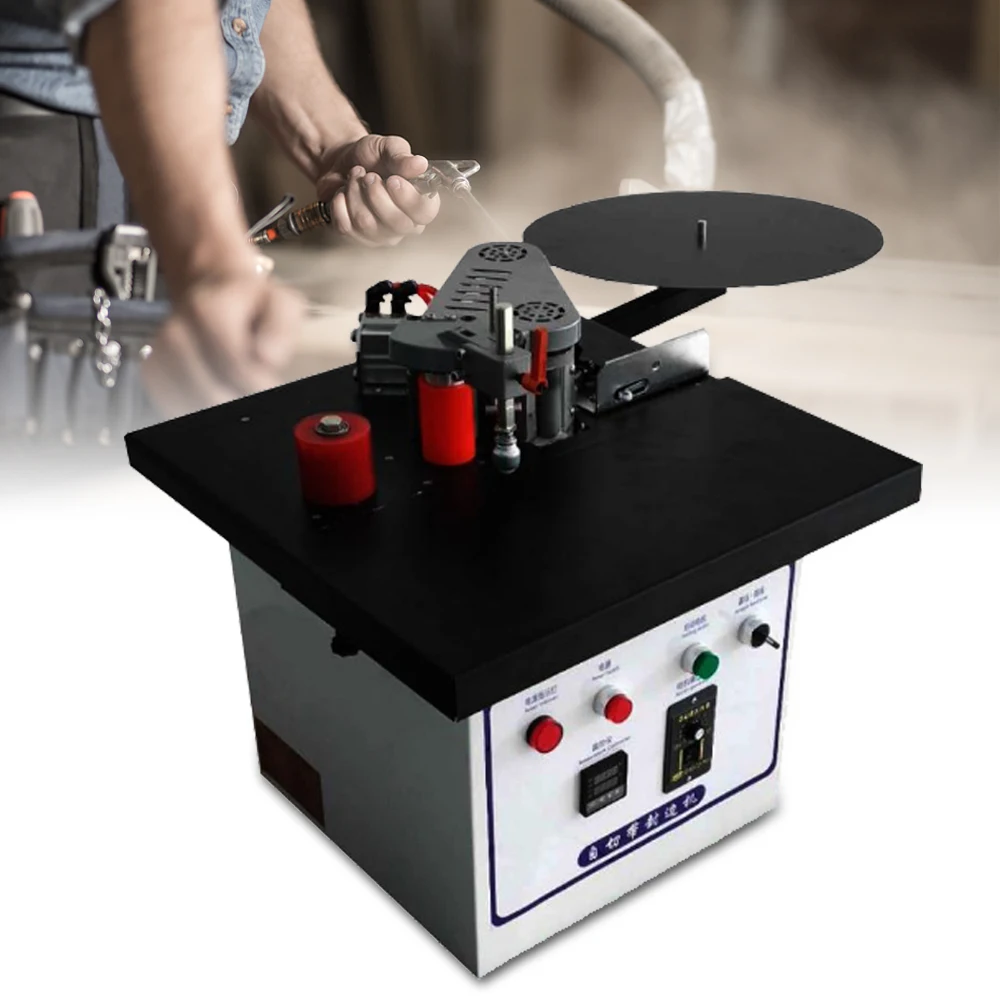 Self Cutting Edge Banding Machine 1000mm Glue Double Gluing Edge Banding Machine