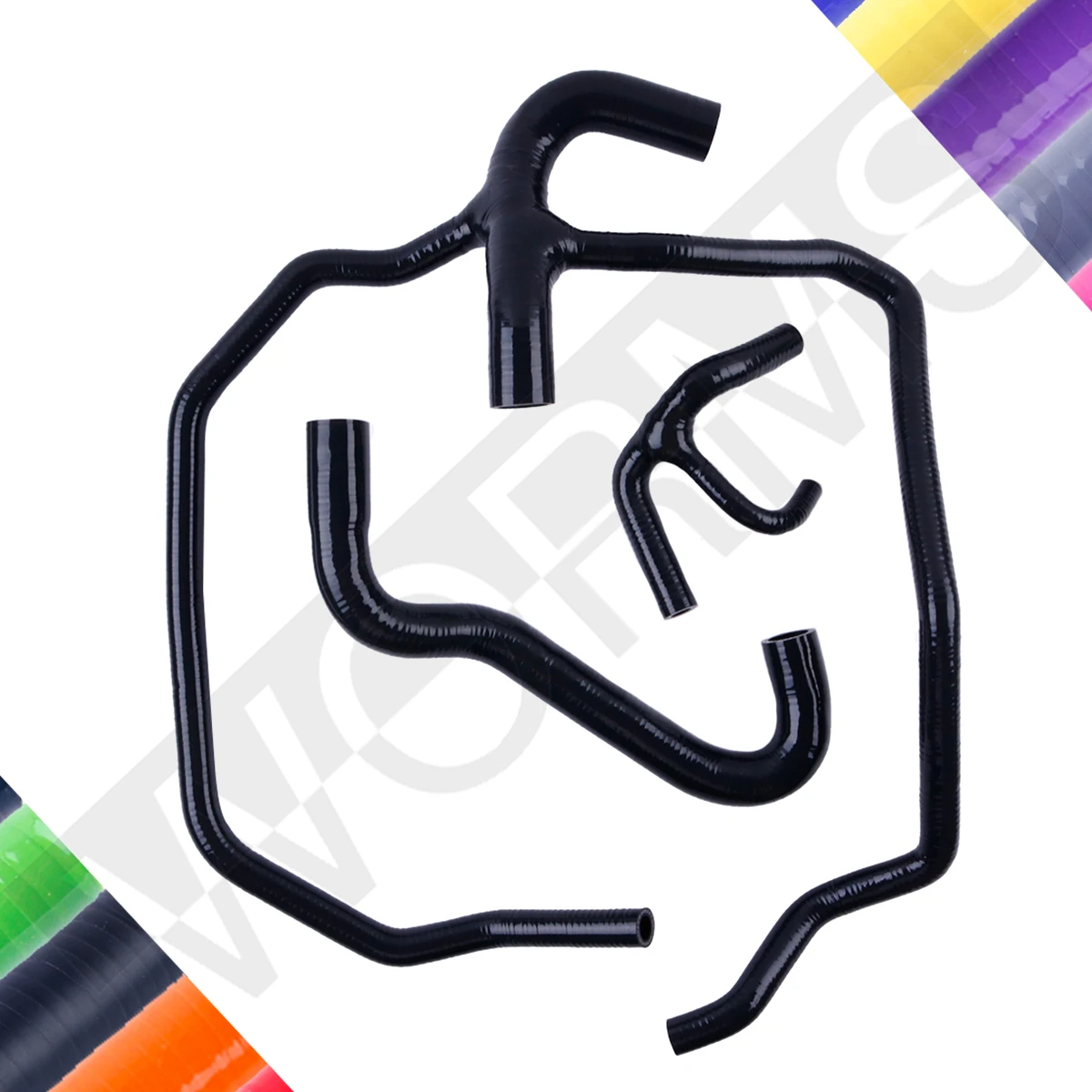 Per Fiat 500 Cinquecento Sporting Kit Tubo Flessibile Del Radiatore Del Liquido Di Raffreddamento In Silicone Da 1,1 Litri