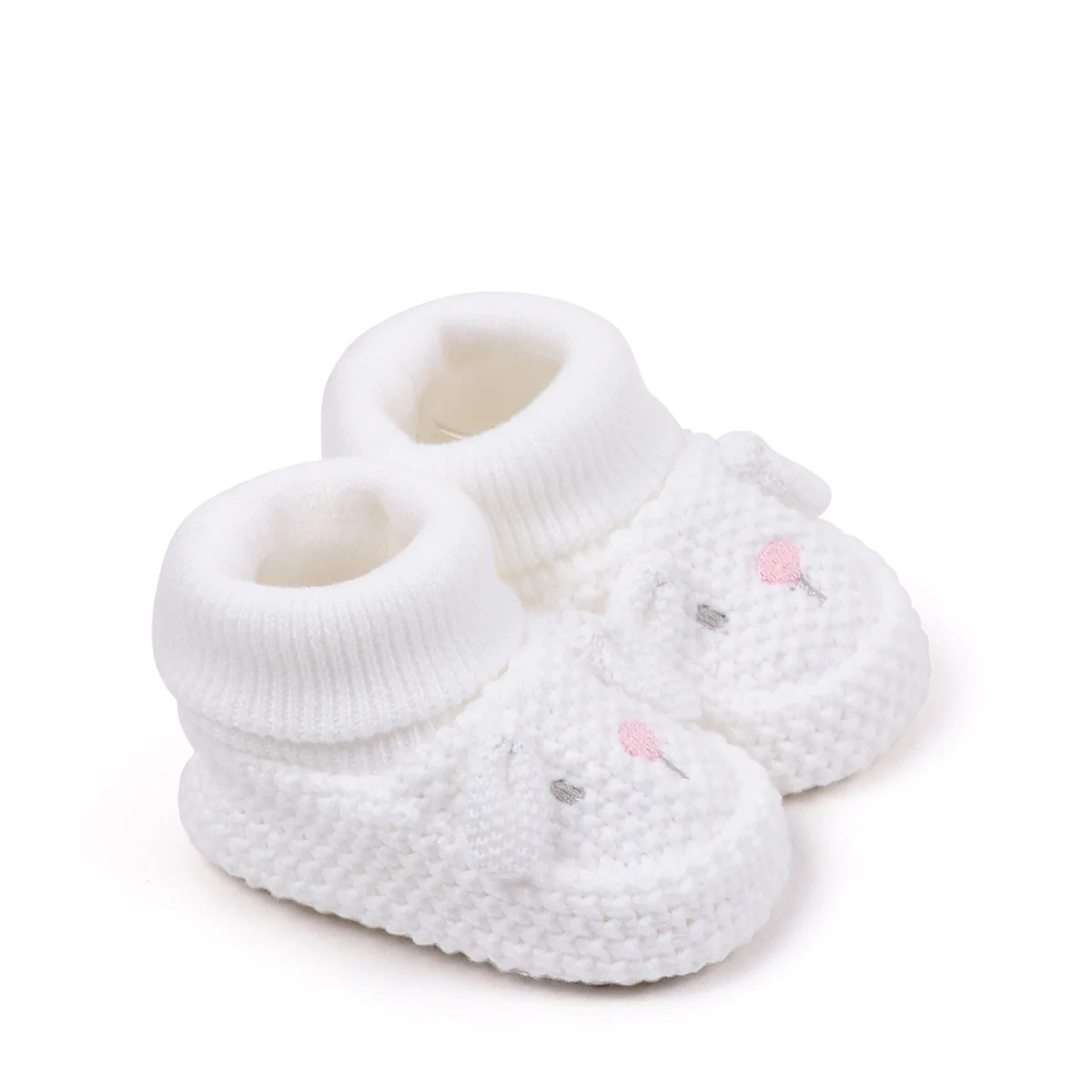 Autumn and Winter 0-6 Months Handmade Knitted Baby Wool Shoes Perfect for Newborns and Full-Month Babies Won't Come Off 2