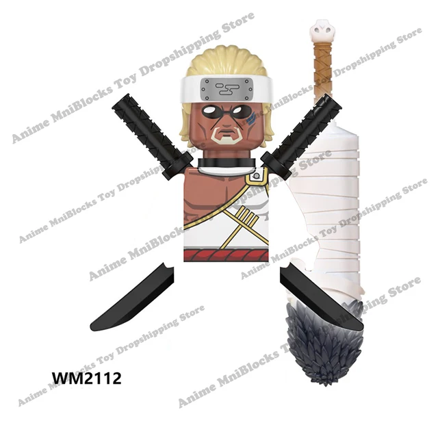 WM6105 WM6106 WM6107 WM6108 Naruto blocks Building Blocks Anime cartoon mini bricks action toy figures Naruto Bricks kids Gifts Apricot