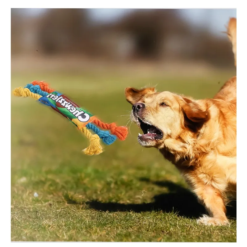 

Pet Dog Toys, Rainbow Teeth Grinding, Bite Resistant, and Sound Producing Pet Products
