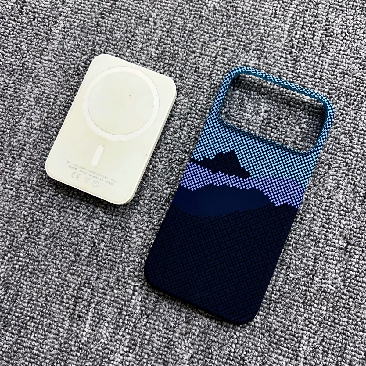 ตัวเลือกสินค้า เคสกันกระแทก คาร์บอนไฟเบอร์ ลายพระอาทิตย์ตก สำหรับ iPhone 17/16/15/14/13/12 Pro Max