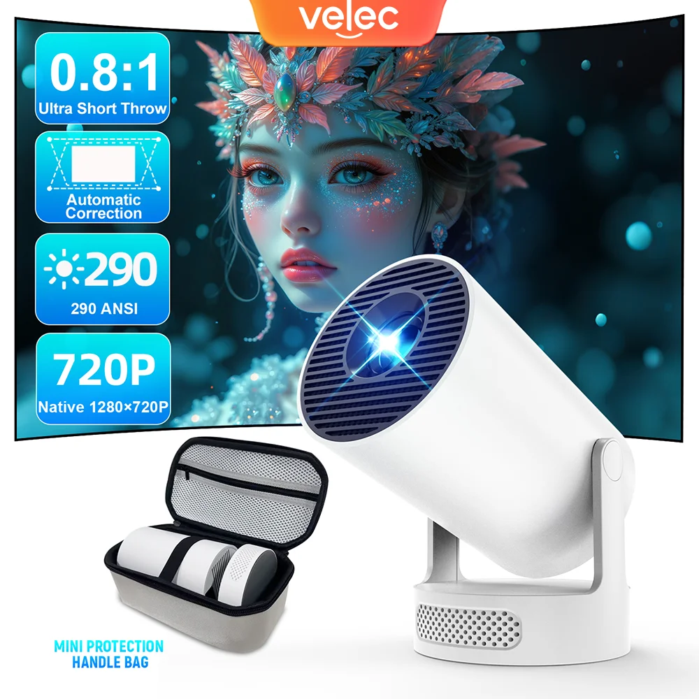 Velec HY300 ウルトラプロジェクター 4K HD Android 11 Wifi6