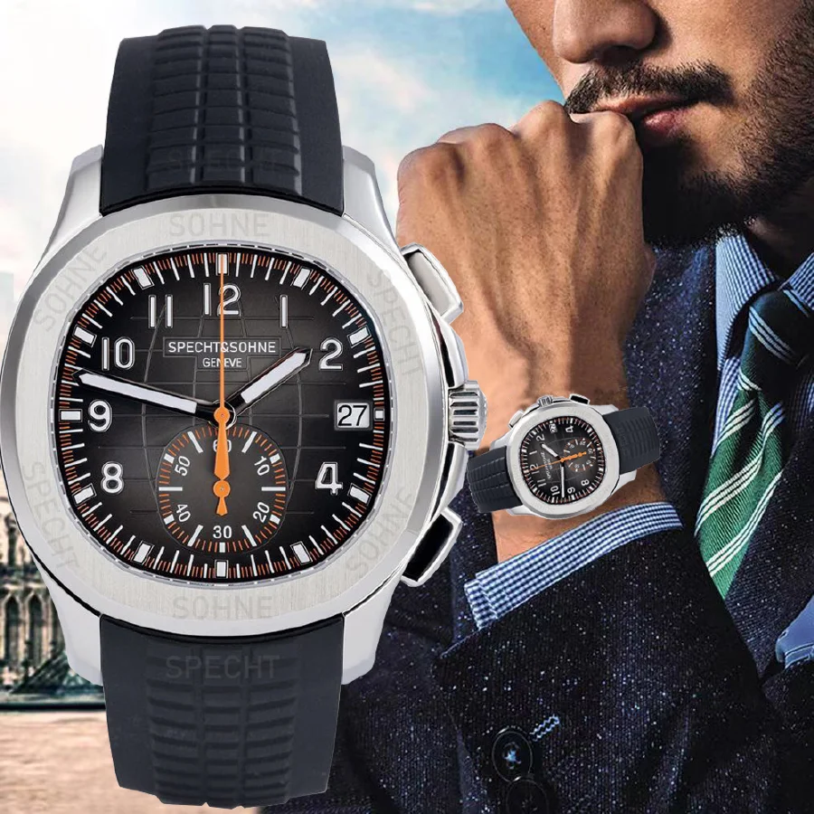 

Часы Reloj Hombre мужские с кожаным ремешком, брендовые Роскошные Кварцевые армейские водонепроницаемые светящиеся в стиле милитари с хронографом, синие