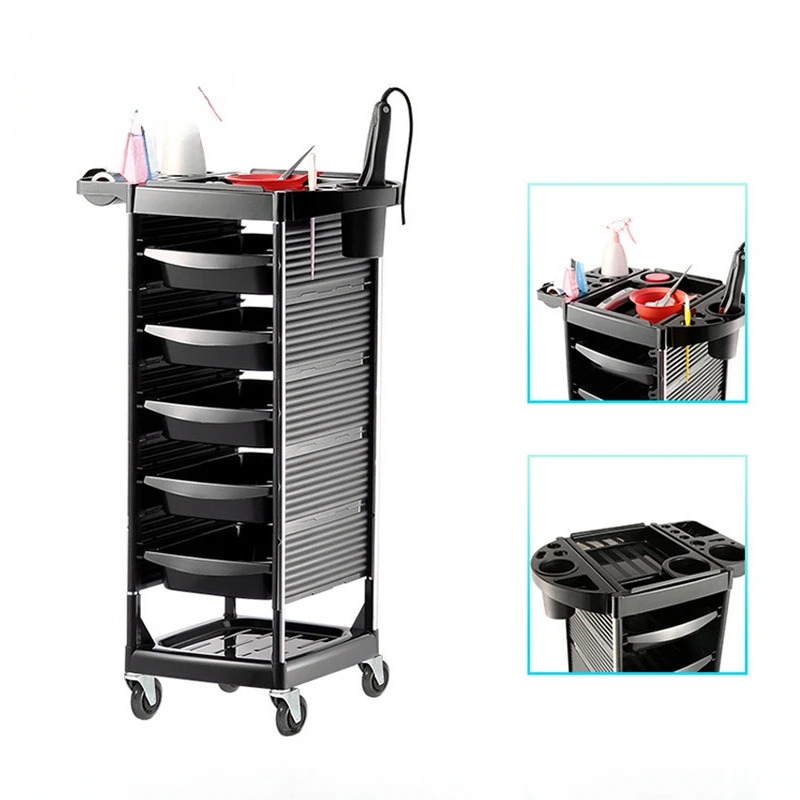 Estetista Forniture Salon Trolly Commercial Beauty Wheels Salon Trolly Dressing Stylist Muslimpretty Furniture Yn50St