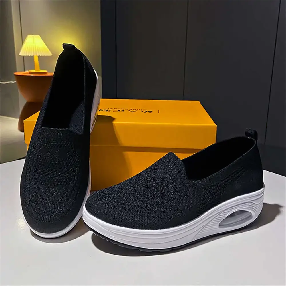 White Knitting Women's Footwear Skateboarding Womens Summer Shoes Sneakers For Spring Women Sport Chassure