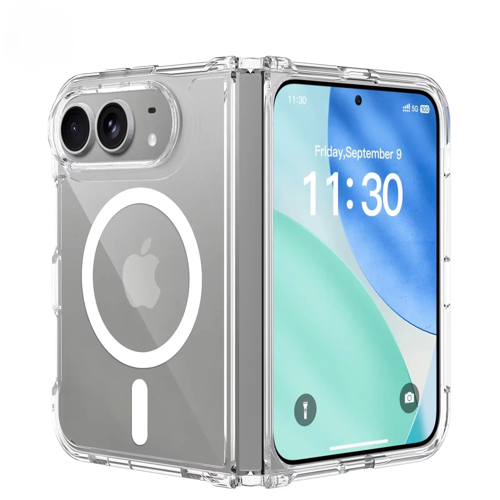 Premium Clear Magnetic Wireless Charging Case with MagSafe Compatibility