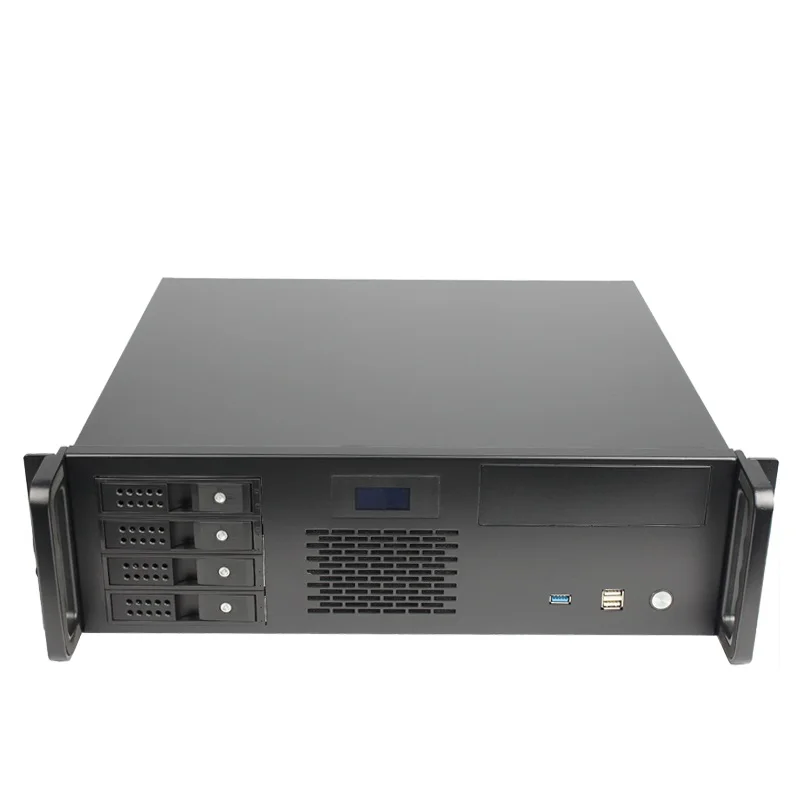 

3U серверное шасси Hot-Swappable, 4 позиции для жестких дисков, поддержка M-ATX материнская плата по стандарту ATX Power, 19 "стойка, промышленное управление