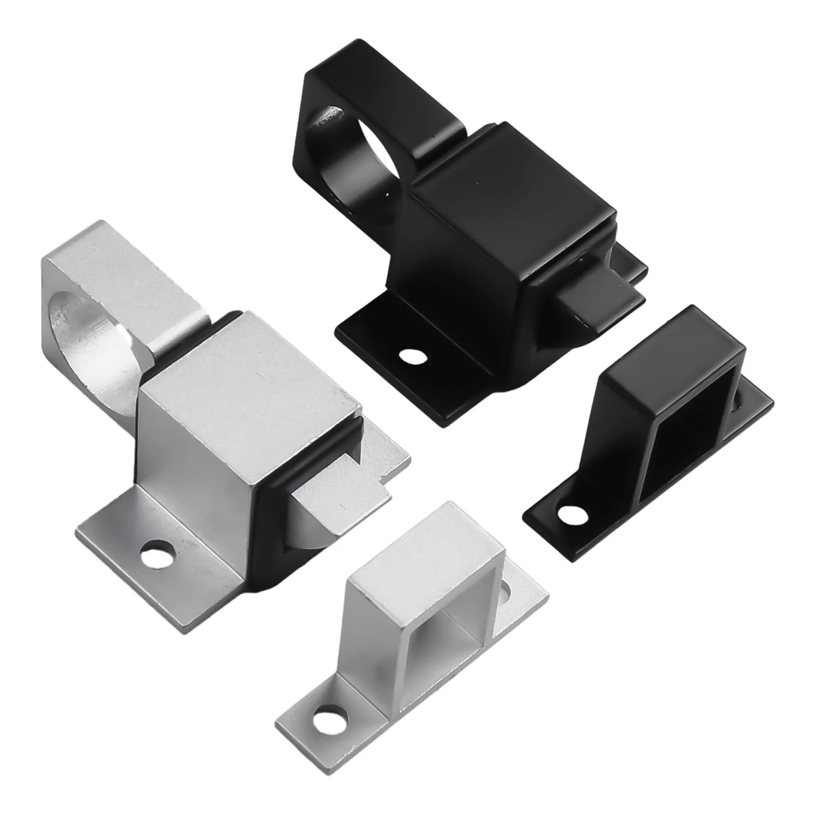 Self-Closing Door Bolt Latch door lock door safety lock toggle latch Aluminum Alloy Latch Lock Pull Ring Spring Bounce Door Bolt For Window Gate Security
