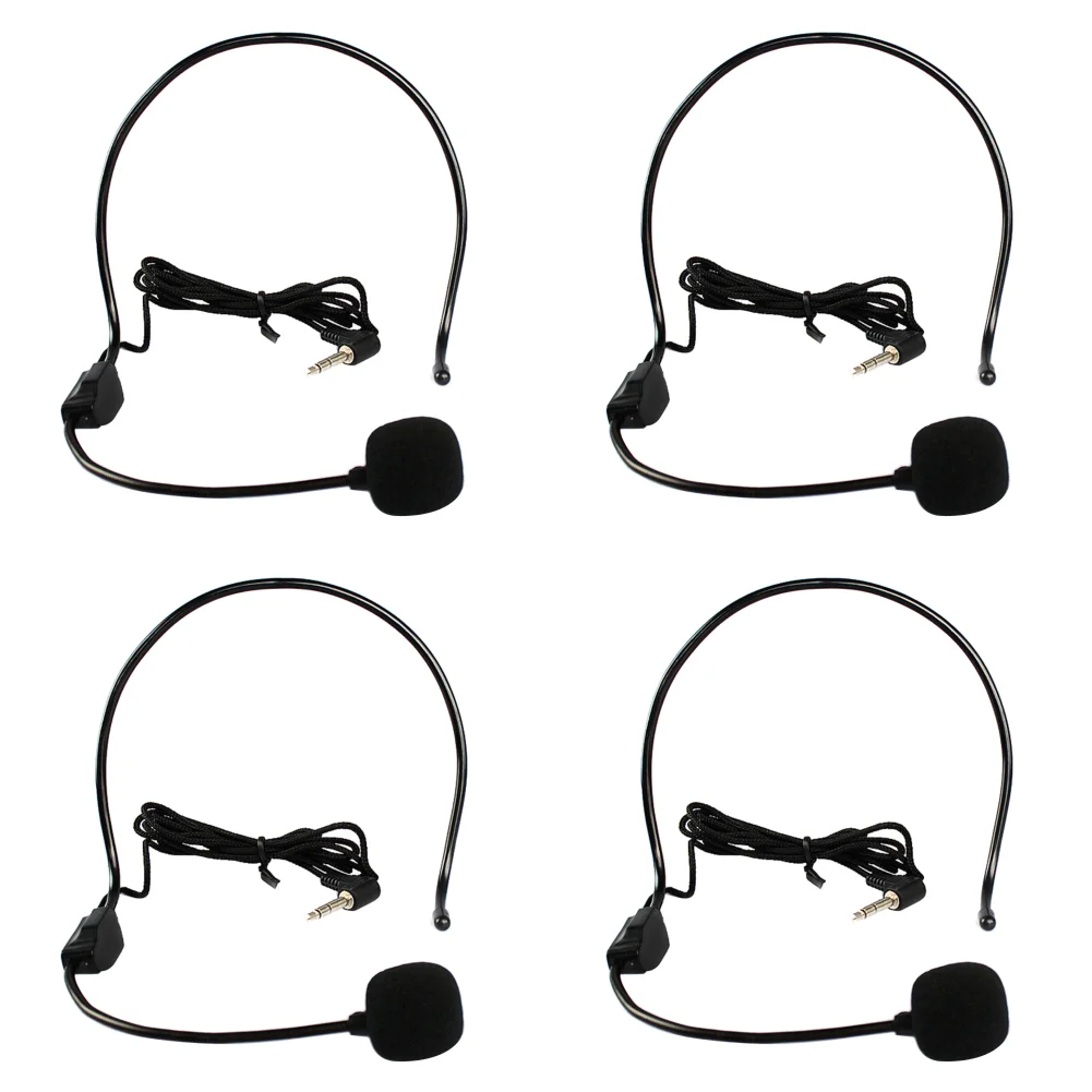 유선 핸즈프리 헤드셋 마이크 시스템, 확성기 스피커, 교사