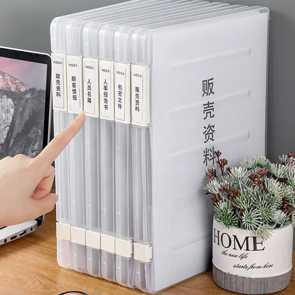 4 Pcs Scrapbook Plastic Case Box Document Display Protector Photo  Organizers And Storage Pp A4 Portable Project Magazine Holder - AliExpress