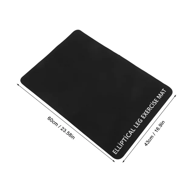 Black Noise-Absorbing Mat for Treadmills Non-Slip Shock-Absorbing PU Vibration Pad Exercise Equipment Floor Pad 2