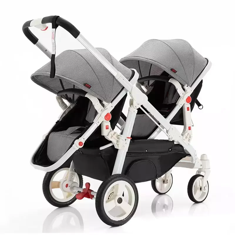 Cochecito plegable 3 en 1 para bebés de 0 a 3 años, carrito desmontable con asiento de coche, novedad de 2022