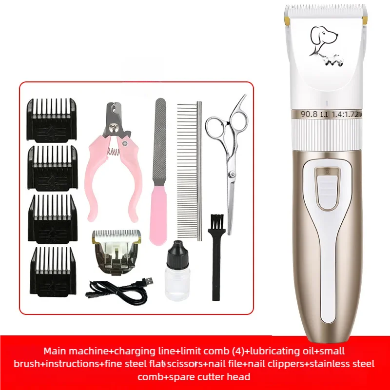 

Dog Clipper Dog Hair Clippers Grooming (Pet/Cat/Dog/Rabbit) Haircut Trimmer Shaver Set Pets Cordless Rechargeable Professional