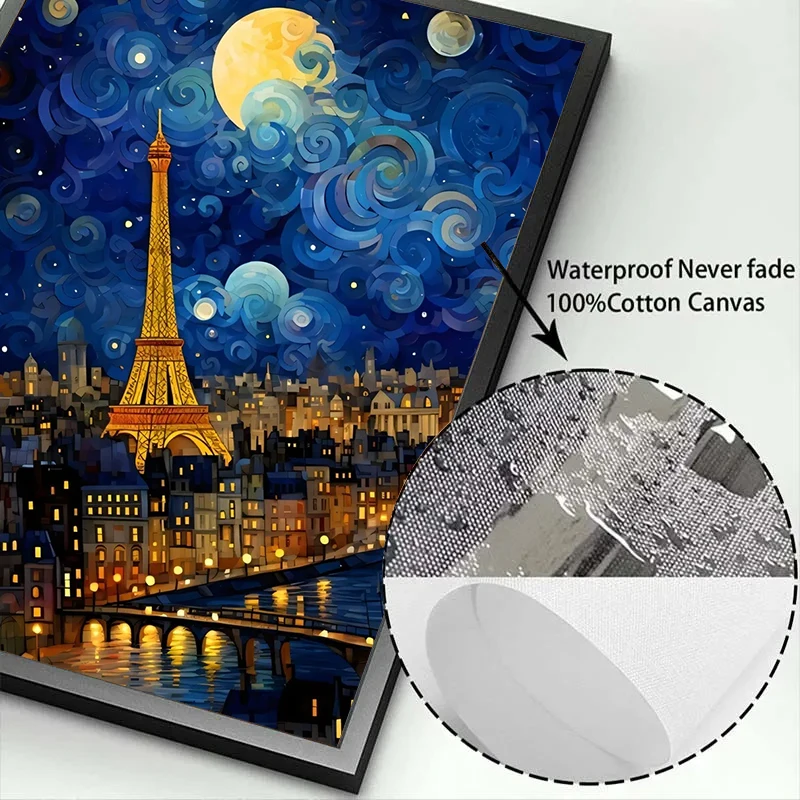 Nordic Watercolor Landscape Canvas Wall Art
