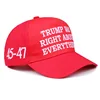 New Red Cap USA Baseball Caps Large Size President Hat Print Trump Was Right About Everything Embroidery Wholesale Drop Shipping 3