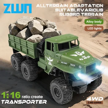 Aluminum Alloy Six Wheel Military RC Truck 1